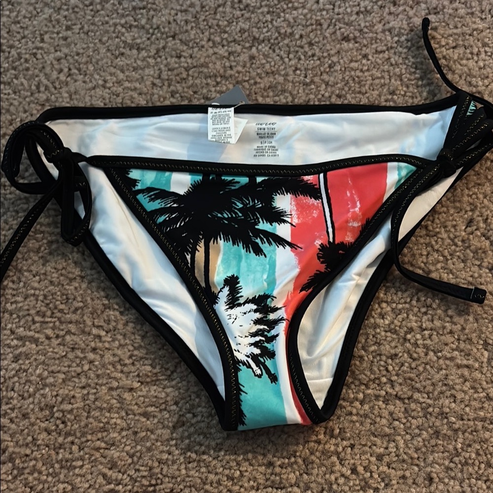 Tropical Print Bikini Bottom from aerie